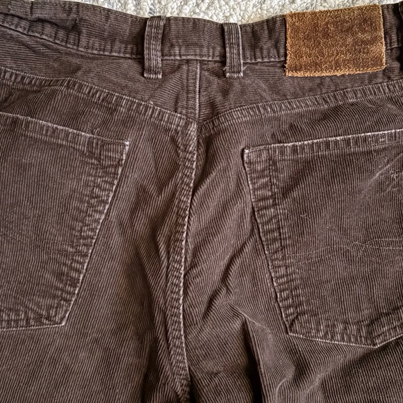 Lucky Brand Men's Dark Brown Corduroy Trousers - Picture 5 of 5